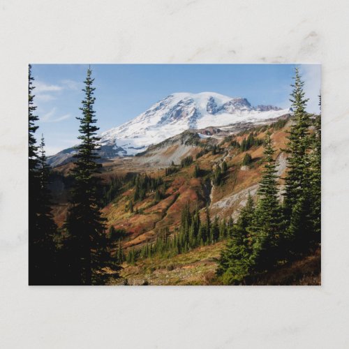 Mount Rainier National Park autumn Postcard