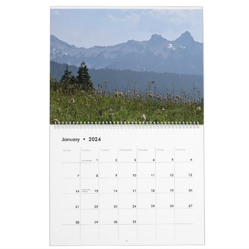 Mount Rainier National Park Calendar | Zazzle