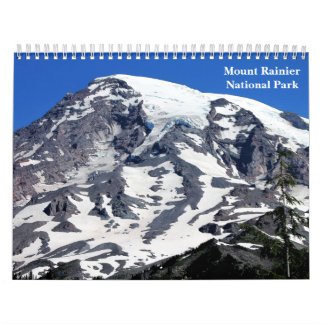 Mount Rainier National Park Calendar