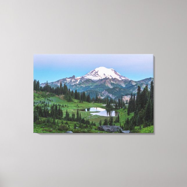 Mount Rainier National Park Canvas Print (Front)