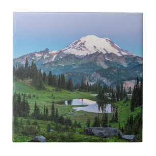 Mount Rainier National Park Ceramic Tile