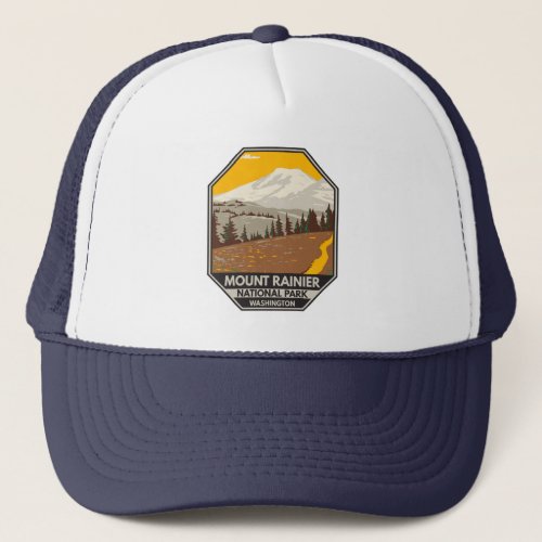 Mount Rainier National Park Cowlitz Divide  Trucker Hat