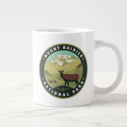 Mount Rainier National Park Giant Coffee Mug