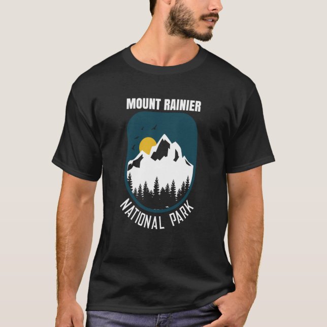 Mount Rainier National Park Hiking Vacation  9 T-Shirt (Front)