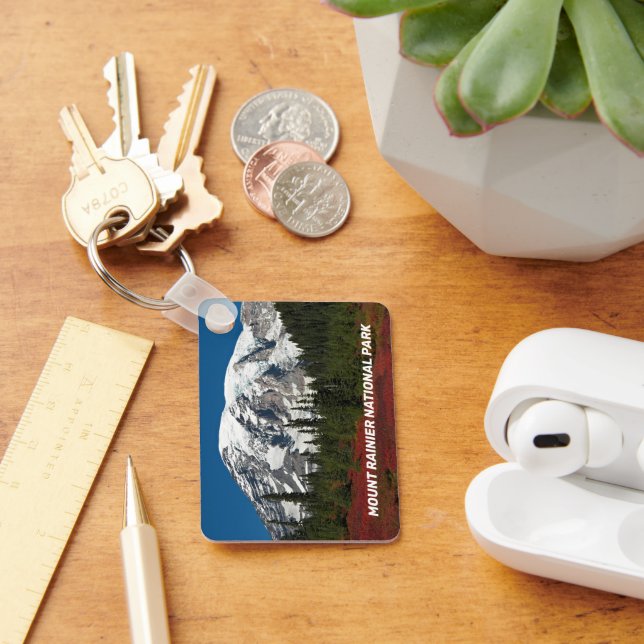 Mount Rainier National Park Landscape Keychain (Desk)
