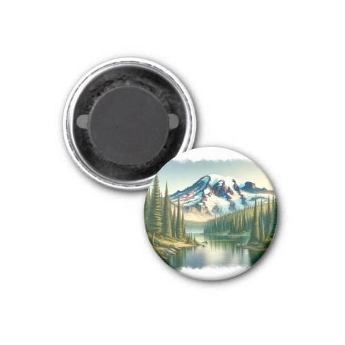 Mount Rainier National Park Magnet