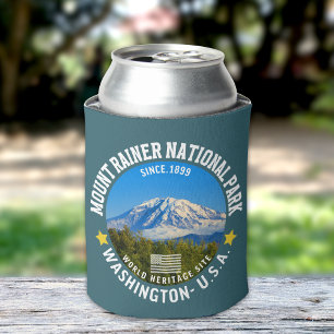 Mount Rainier National Park - Mountain Adventure Can Cooler