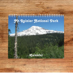 Mount Rainier National Park Photographic Calendar<br><div class="desc">Month by month wall calendar featuring scenic photo images of Mount Rainier National Park, Washington State. Select your calendar year.</div>