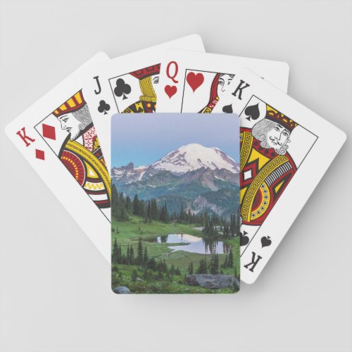 Mount Rainier National Park Poker Cards