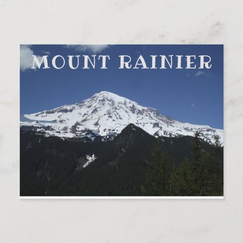 Mount Rainier National Park Postcard