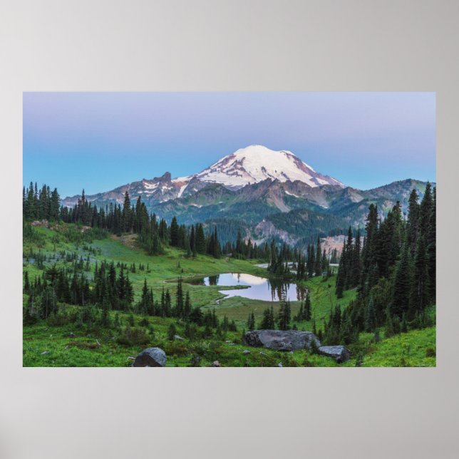 Mount Rainier National Park Poster (Front)