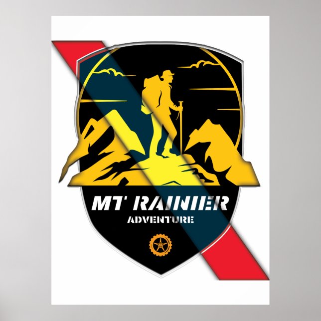 Mount Rainier National Park   Poster (Front)