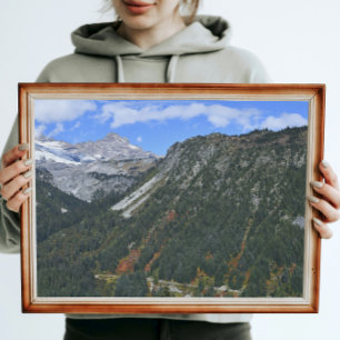 Mount Rainier National Park Scenic Canyon Photo Print