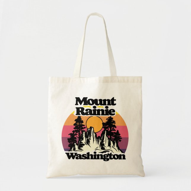 Mount Rainier National Park Tote Bag (Front)