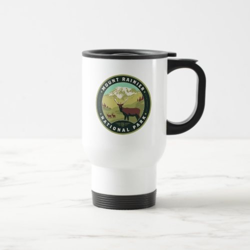 Mount Rainier National Park Travel Mug