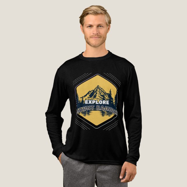 Mount Rainier National Park   Tri-Blend Shirt (Full Front)