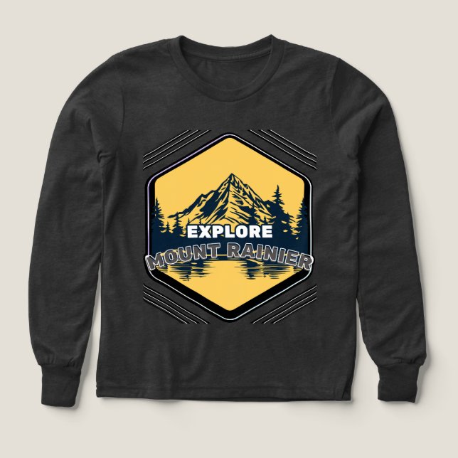 Mount Rainier National Park   Tri-Blend Shirts (Design Front)