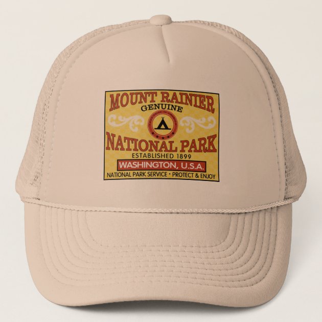 Mount Rainier National Park Trucker Hat 