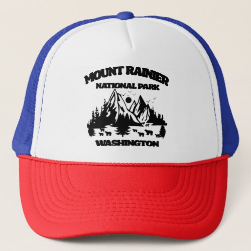 Mount Rainier National Park Trucker Hat