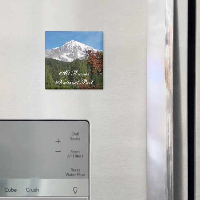 Mount Rainier National Park View Magnet (In Situ (Fridge))