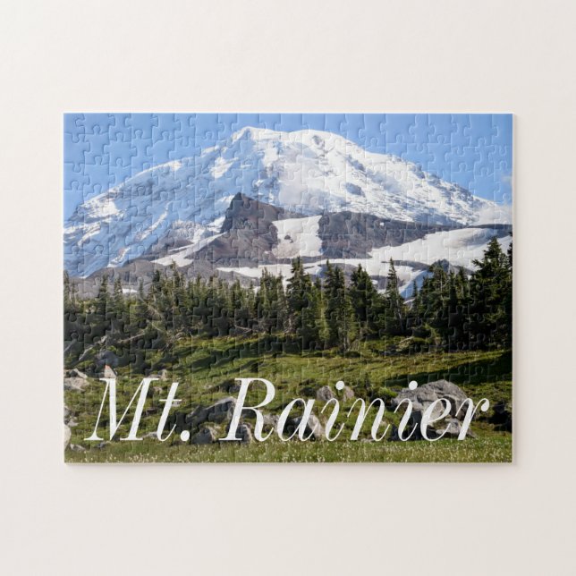 Mount Rainier National Park, WA. Spray Park Jigsaw Puzzle (Horizontal)