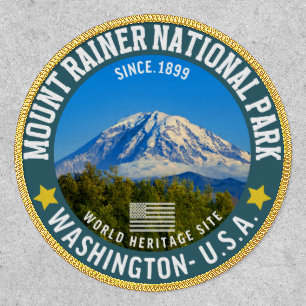 Mount Rainier National Park– Washington Hiking Patch