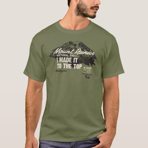 mount rainier national park shirts