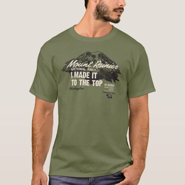 Mount Rainier National Park Washington IMITTT T-Shirt (Front)