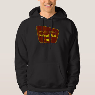 Mount Rainier National Park Washington Nature Dist Hoodie