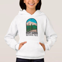 Mount Rainier National Park Washington Vintage  Hoodie