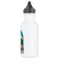 Mount Rainier National Park Washington Vintage Water Bottle