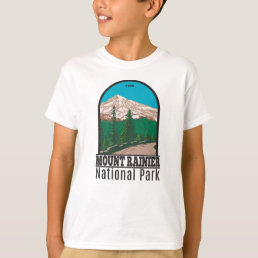 Mount Rainier National Park Washington Vintage T-S T-Shirt