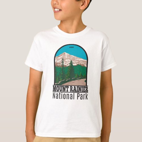Mount Rainier National Park Washington Vintage T_S T_Shirt