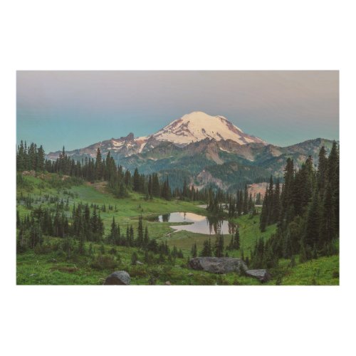 Mount Rainier National Park Wood Wall Art