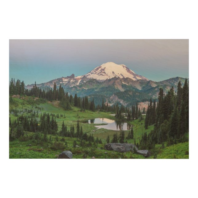 Mount Rainier National Park Wood Wall Art (Front)
