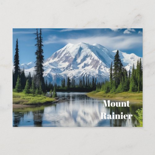 Mount Rainier Postcard