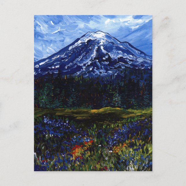 Mount Rainier Postcard (Front)