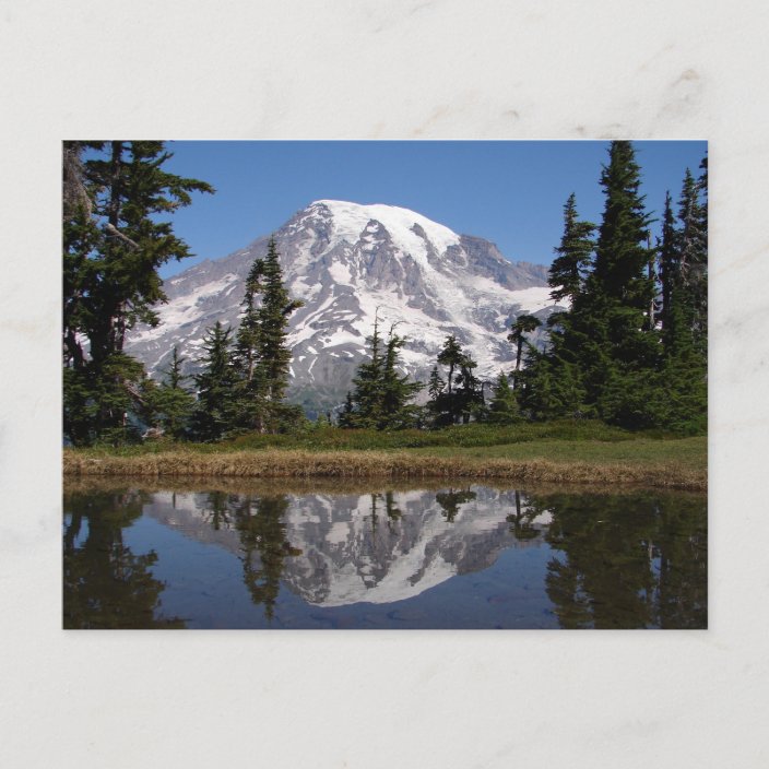 Mount Rainier Postcard | Zazzle.com