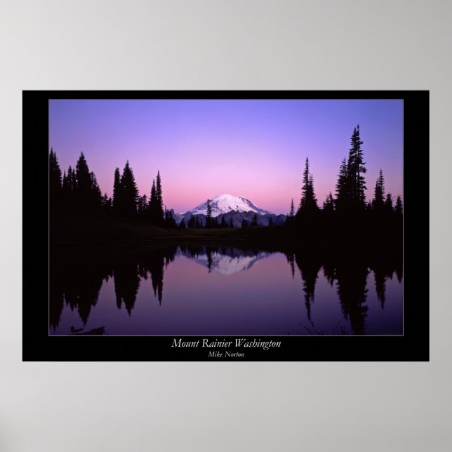 Mount Rainier Poster (Front)