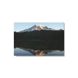 Mount Rainier Reflected Sunrise I Canvas Print
