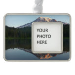 Mount Rainier Reflected Sunrise I Christmas Ornament