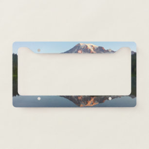 Mount Rainier Reflected Sunrise I License Plate Frame