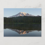 Mount Rainier Reflected Sunrise I Postcard
