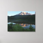 Mount Rainier Reflected Sunrise II Canvas Print