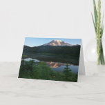 Mount Rainier Reflected Sunrise II Card