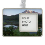 Mount Rainier Reflected Sunrise II Christmas Ornament