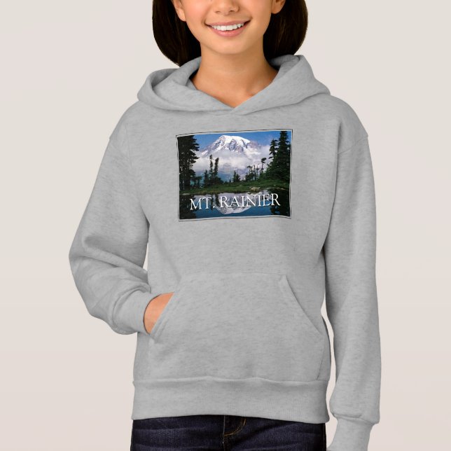 Mount Rainier | Reflection in a Mountain Pond Hoodie (Front)