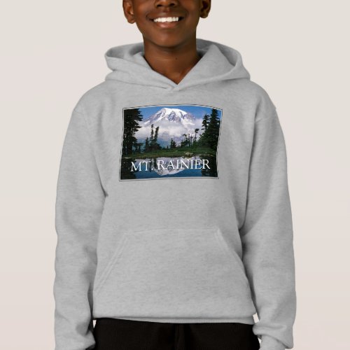 Mount Rainier  Reflection in a Mountain Pond Hoodie