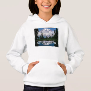Mount Rainier Reflection in a Mountain Pond Hoodie