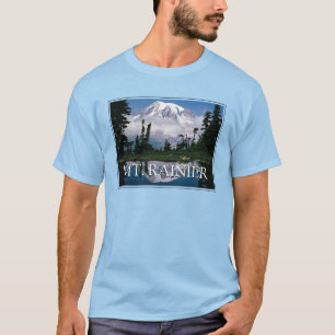 Mount Rainier Reflection in a Mountain Pond T-Shirt